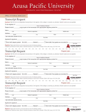 azusa pacific transcripts|Student Services Center .